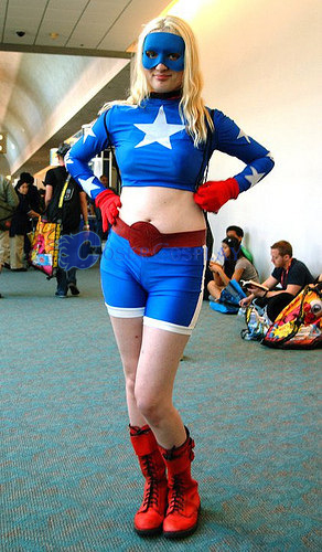 Captain America Halloween Costumes Bodysuit